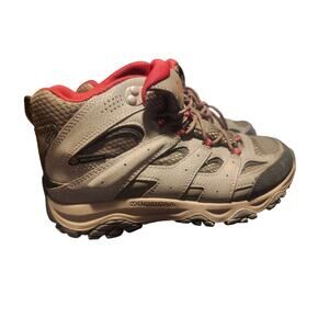 Merrell Moab 3 Mid Waterproof hiking boot big kids 4.5 Gray